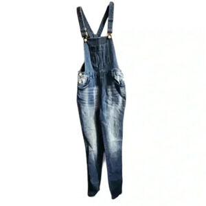 Tush Push Denim Overalls for Women Size Large